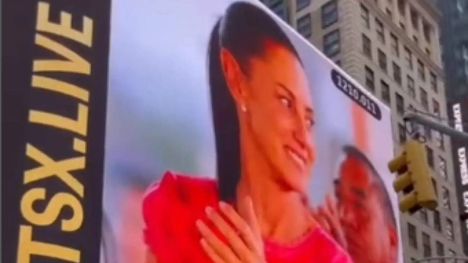 Claudia Sheinmaum en Times Square